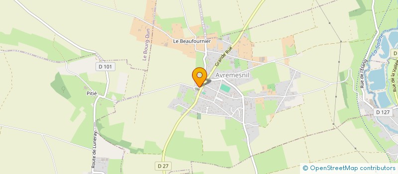 localisation de l'entreprise MONSIEUR JEAN-CLAUDE MAURY  AVREMESNIL