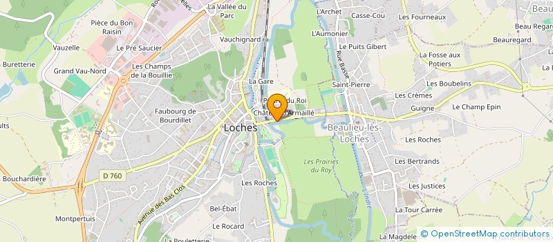 localisation de l'entreprise MONSIEUR JEAN-CLAUDE MELONI  LOCHES