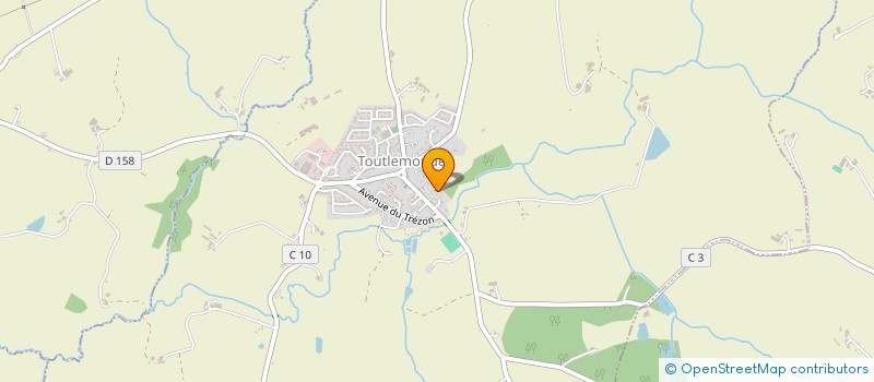 localisation de l'entreprise MONSIEUR JEAN-CLAUDE MENARD  TOUTLEMONDE