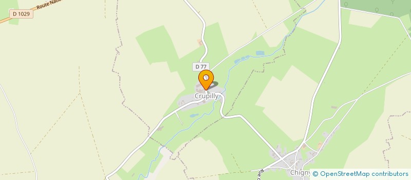 localisation de l'entreprise MONSIEUR JEAN-CLAUDE MENET  CRUPILLY