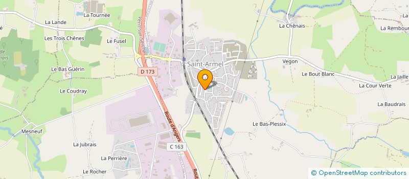 localisation de l'entreprise MONSIEUR JEAN-CLAUDE MESSAGER  SAINT-ARMEL