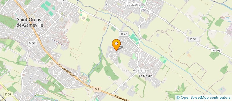 localisation de l'entreprise MONSIEUR JEAN-CLAUDE METGY  AUZIELLE