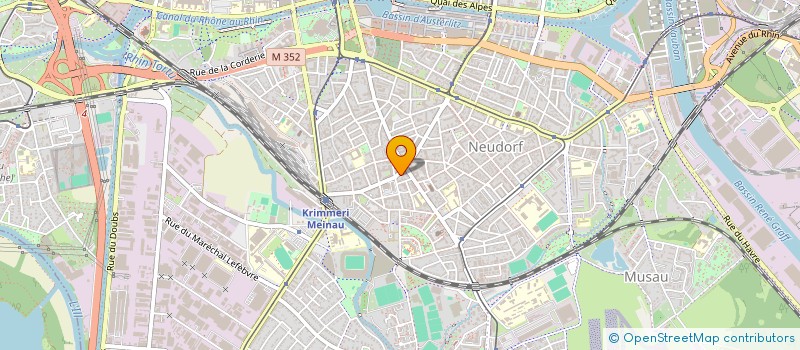 localisation de l'entreprise MONSIEUR JEAN-CLAUDE METZ  STRASBOURG