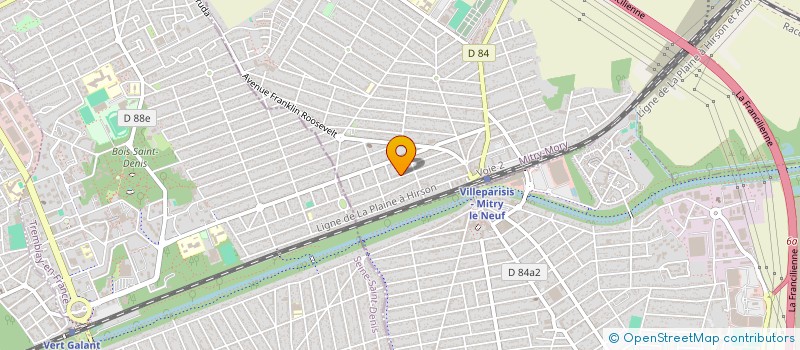 localisation de l'entreprise MONSIEUR JEAN CLAUDE MEUNIER  MITRY-MORY