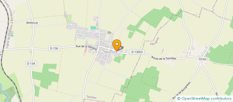 localisation de l'entreprise MONSIEUR JEAN-CLAUDE MICHAUD  PERIGNAC