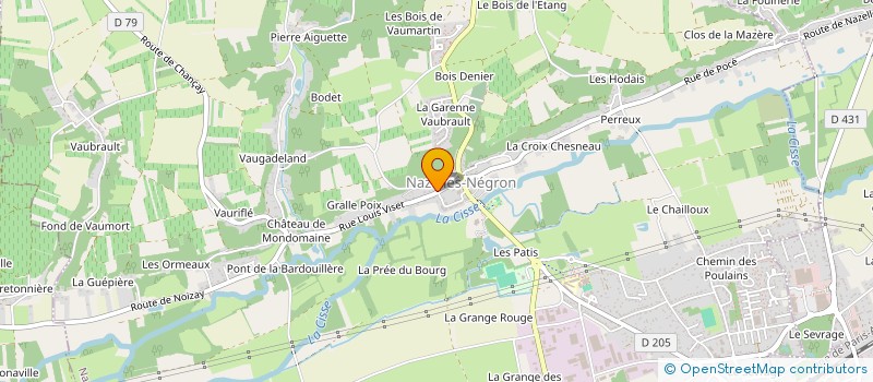 localisation de l'entreprise MONSIEUR JEAN-CLAUDE MICHEL  LOCHES