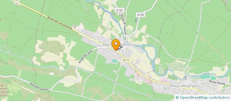 localisation de l'entreprise MONSIEUR JEAN CLAUDE MIGNARD  PEYRIAC-MINERVOIS