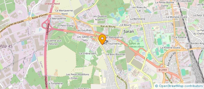 localisation de l'entreprise MONSIEUR JEAN-CLAUDE MILCENT à SARAN