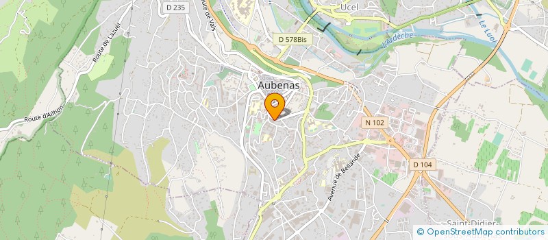 localisation de l'entreprise MONSIEUR JEAN-CLAUDE MOLIMARD à AUBENAS