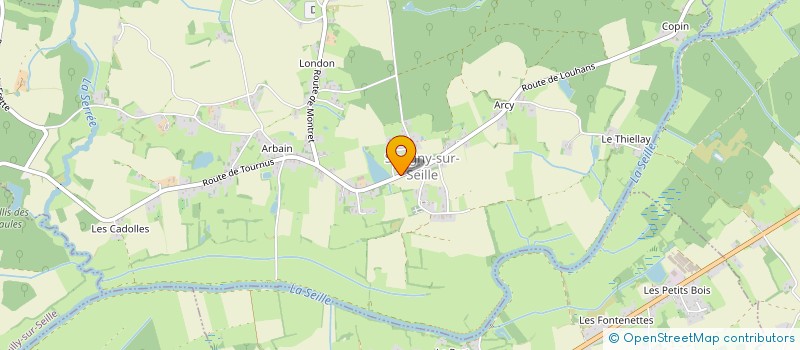 localisation de l'entreprise MONSIEUR JEAN-CLAUDE MONARD  SAVIGNY-SUR-SEILLE