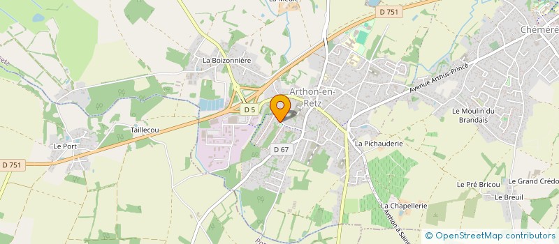 localisation de l'entreprise MONSIEUR JEAN-CLAUDE MOREAU  SAINT-PERE-EN-RETZ