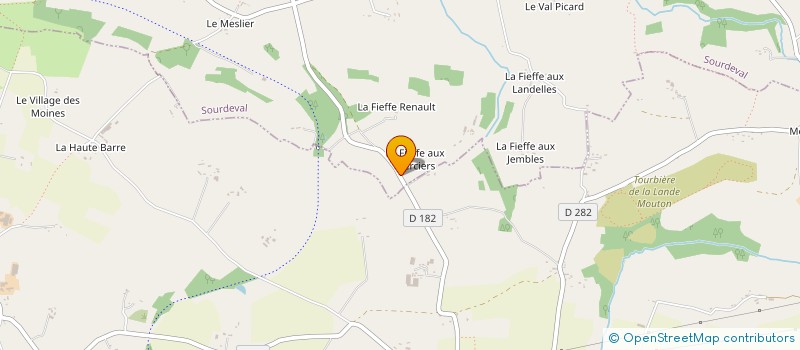 localisation de l'entreprise MONSIEUR JEAN-CLAUDE MOREL à SOURDEVAL