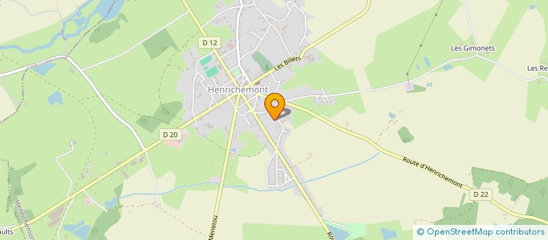 localisation de l'entreprise MONSIEUR JEAN-CLAUDE MORIN  HENRICHEMONT