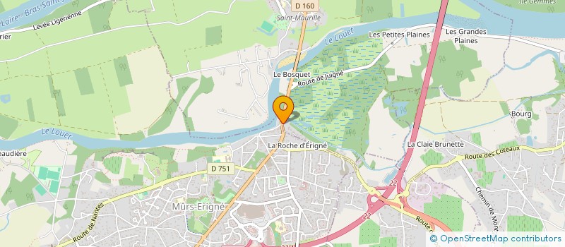 localisation de l'entreprise MONSIEUR JEAN-CLAUDE MORVAN  LES PONTS-DE-CE