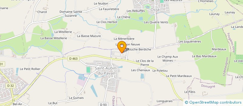 localisation de l'entreprise MONSIEUR JEAN-CLAUDE MOTTE  CHATEAUGIRON