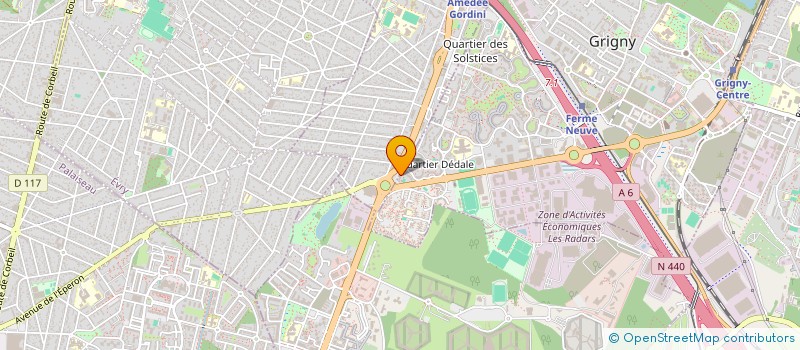 localisation de l'entreprise MONSIEUR JEAN-CLAUDE MOUA  GRIGNY