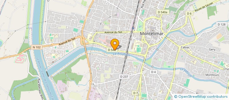 localisation de l'entreprise MONSIEUR JEAN-CLAUDE MOULIN à MONTELIMAR