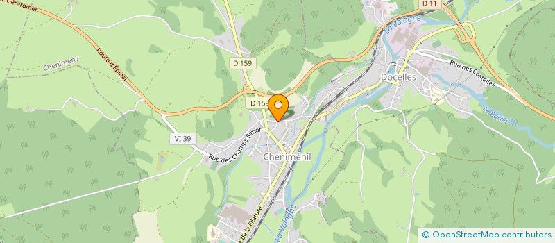 localisation de l'entreprise MONSIEUR JEAN-CLAUDE MOURAIN  CHENIMENIL