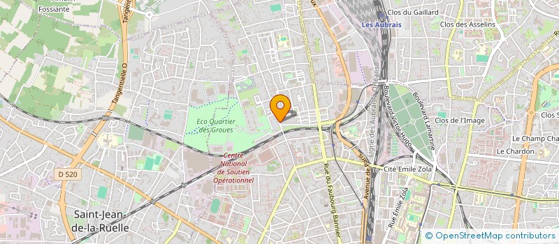 localisation de l'entreprise MONSIEUR JEAN-CLAUDE MOURAUD à ORLEANS