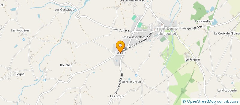 localisation de l'entreprise MONSIEUR JEAN-CLAUDE MOUSSEAU à SAINT-DENIS-DE-JOUHET