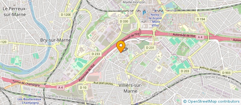localisation de l'entreprise MONSIEUR JEAN CLAUDE MOUZIETO à VILLIERS-SUR-MARNE