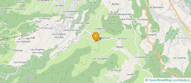 localisation de l'entreprise MONSIEUR JEAN-CLAUDE MUGNIER  SALLANCHES