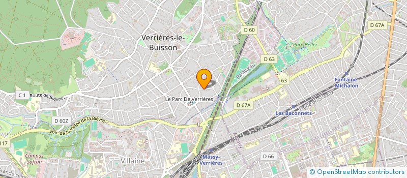 localisation de l'entreprise MONSIEUR JEAN-CLAUDE MULLER à VERRIERES-LE-BUISSON