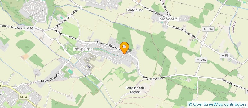 localisation de l'entreprise MONSIEUR JEAN-CLAUDE MUNIESA  PIN BALMA