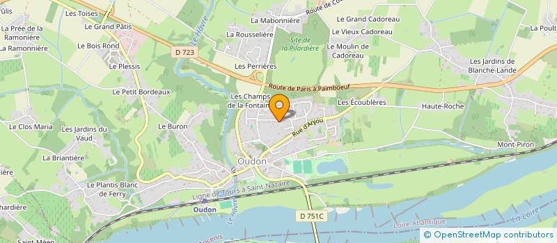 localisation de l'entreprise MONSIEUR JEAN-CLAUDE MURET  OUDON