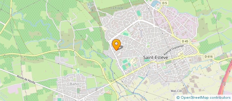 localisation de l'entreprise MONSIEUR JEAN-CLAUDE NADAUD  SAINT-ESTEVE