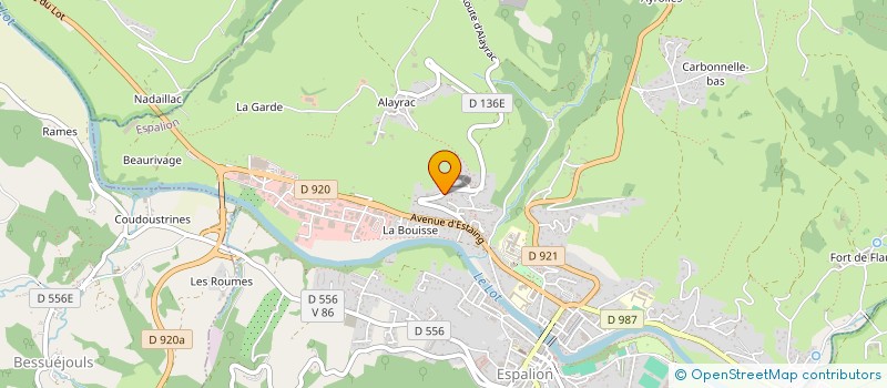 localisation de l'entreprise MONSIEUR JEAN-CLAUDE NAYROLLES à ESPALION