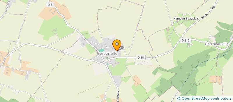 localisation de l'entreprise MONSIEUR JEAN-CLAUDE NAZE  GERPONVILLE