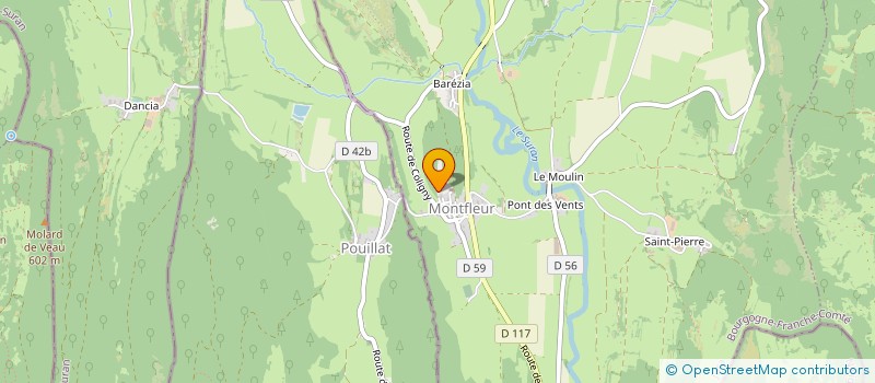 localisation de l'entreprise MONSIEUR JEAN-CLAUDE NEVERS  MONTFLEUR