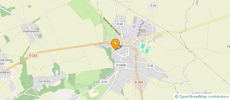 localisation de l'entreprise MONSIEUR JEAN-CLAUDE NEY  REBAIS