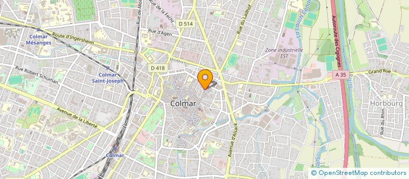 localisation de l'entreprise MONSIEUR JEAN-CLAUDE NGUYEN  COLMAR