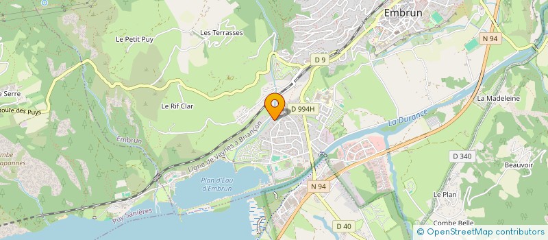 localisation de l'entreprise MONSIEUR JEAN-CLAUDE NICAISE  EMBRUN