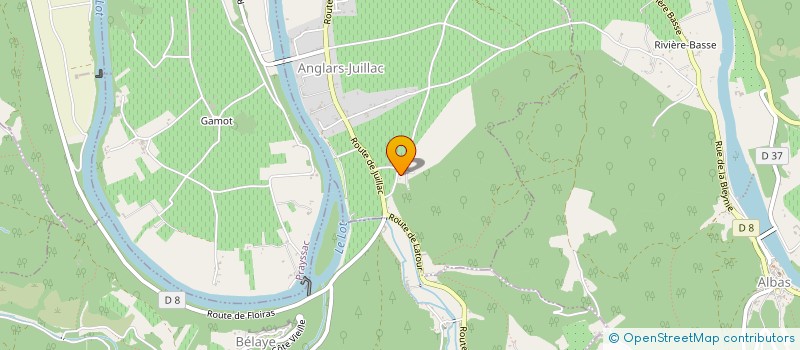 localisation de l'entreprise MONSIEUR JEAN-CLAUDE NIKAES  ANGLARS-JUILLAC