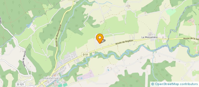 localisation de l'entreprise MONSIEUR JEAN-CLAUDE NIVON  TERSANNE