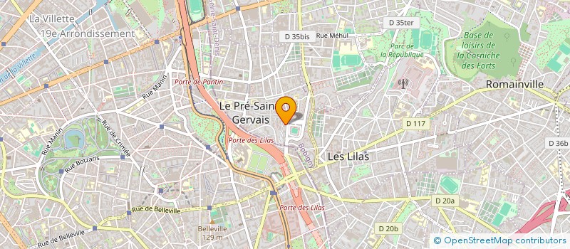 localisation de l'entreprise MONSIEUR JEAN-CLAUDE NKINKI DIFIN à LE PRE-SAINT-GERVAIS