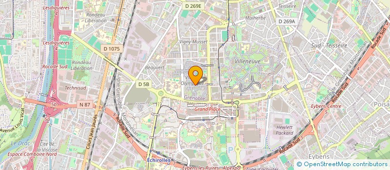 localisation de l'entreprise MONSIEUR JEAN CLAUDE NKUSU à GRENOBLE