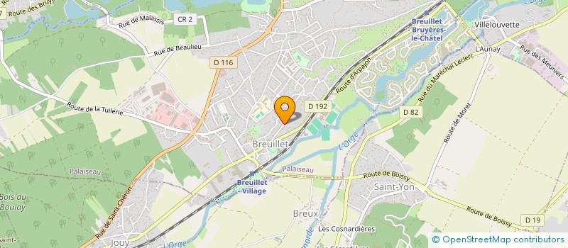 localisation de l'entreprise MONSIEUR JEAN-CLAUDE NOGUEIRA  BREUILLET