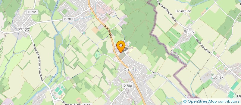 localisation de l'entreprise MONSIEUR JEAN-CLAUDE NOUGUES  ORNEX