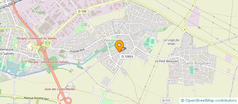 localisation de l'entreprise MONSIEUR JEAN CLAUDE NOURAUD  PERIGNY