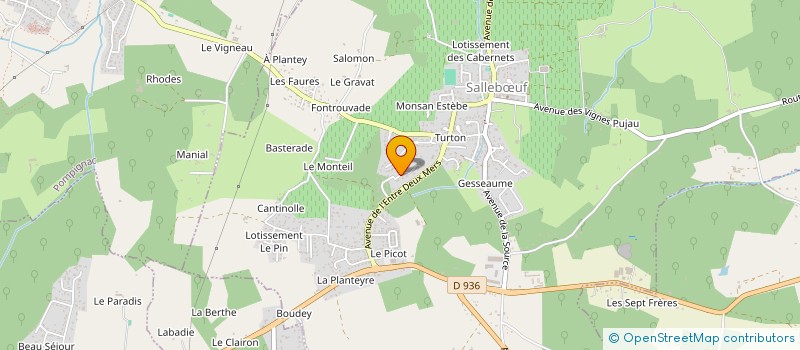 localisation de l'entreprise MONSIEUR JEAN CLAUDE NUTTE  SALLEBUF