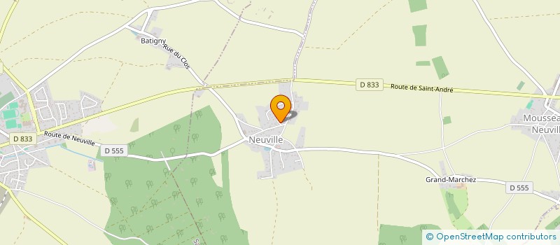 localisation de l'entreprise MONSIEUR JEAN-CLAUDE OLLIVIER  MOUSSEAUX-NEUVILLE