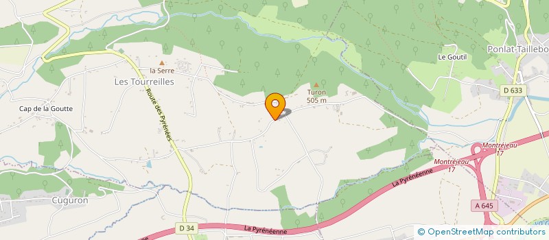 localisation de l'entreprise MONSIEUR JEAN-CLAUDE OSET  MONTREJEAU