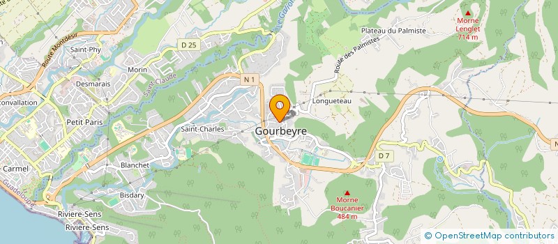 localisation de l'entreprise MONSIEUR JEAN-CLAUDE OTTO  GOURBEYRE