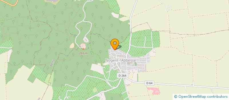 localisation de l'entreprise MONSIEUR JEAN-CLAUDE OUDIN  NOGENT-L'ABBESSE