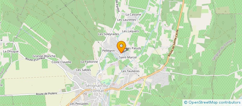 localisation de l'entreprise MONSIEUR JEAN-CLAUDE PACINI  SERIGNAN-DU-COMTAT