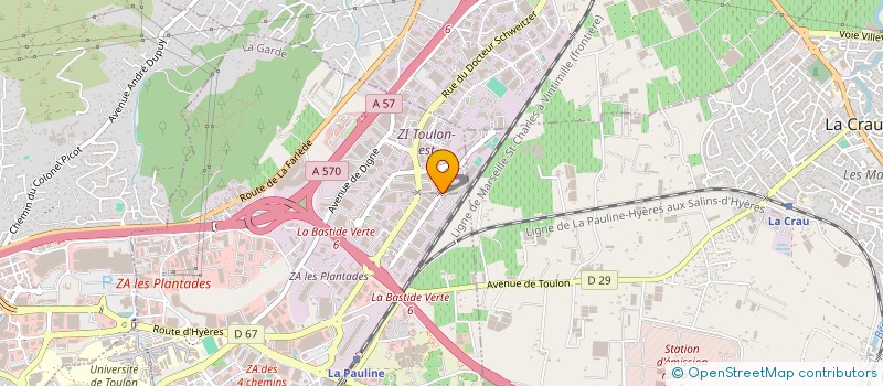 localisation de l'entreprise MONSIEUR JEAN-CLAUDE PAGNERRE  LA GARDE